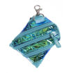 Picture of ZIP IT METALLIC MINI POUCH BLUE